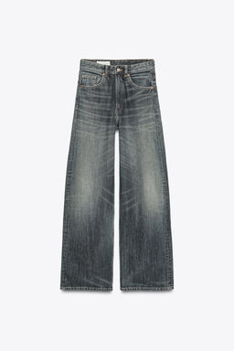 TRF EXTRA WIDE-LEG HIGH-WAIST JEANS - Zara фото 7