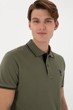 Erkek Koyu Haki Basic Ti__rt Sepette S_rpriz _ndirim - U.s. polo assn фото 3