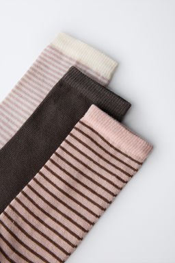 FIVE-PACK OF STRIPED LONG SOCKS - Zara фото 2