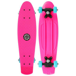 Пенниборд ONLITOP, 56х15 см, колёса PVC 50 мм, пластиковая рама, цвет розовый  фото 2