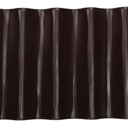 Ограждение для клумбы, 110×24 см, коричневое, «Волна», Greengo