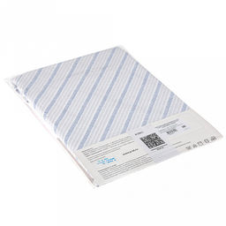 Набор салфеток сервировочных 4шт "Марина Дор" полоса, р-р 42х42см, рогожка, хлопок "Премиум" 186г/м2, упаковка классическая 28х41см, "Домашняя мода" (Россия)