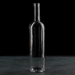 Цена за 2 шт. Бутылка «Оригинальная», 1 л, h=35 см, стекло, прозрачная