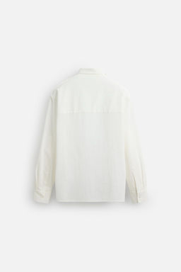 TEXTURED SHIRT WITH PIPING - Zara фото 9