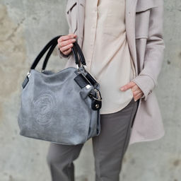 Женская сумка с ручками из эко кожи 0074-4 - Cidirro фото 4