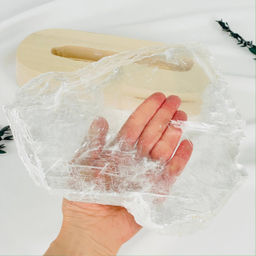 Срез Селенита на подставке - Радуга самоцветов фото 3