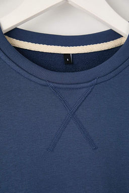 Indigo Rahat Kesim Basic Bisiklet Yaka Sweatshirt TMNAW26SW00060 - Trendyolmilla фото 2