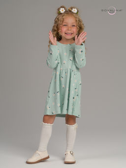 Платье Элла мятный букетик