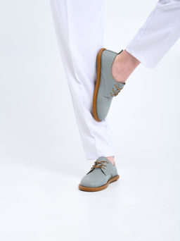 Туфли 181.ОКСЕbr.Лион авокадо+коричневый