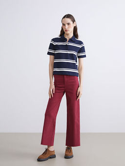 Wideleg Kad?n Jean Pantolon