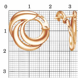 СЕРЬГИ 33014639 - Красная пресня фото 4
