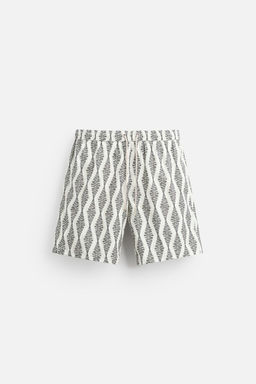 GEOMETRIK DESENLI UZUN DENIZ SORTU - Zara фото 2