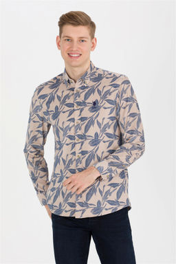 U. S. Polo Assn Мужская рубашка с длинным рукавом Stone - U.s. polo assn фото 9