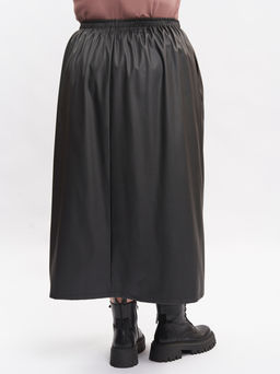 Юбка кожаная UB30009BLK01 - Артесса фото 4