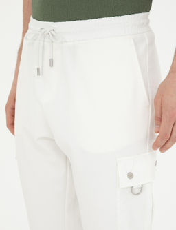 Спортивные брюки Pierre Cardin Carrot Fit экрю
