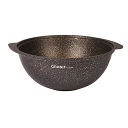 ЛА_АП_GRANIT ULTRA (black-gold) Казан 4,5л , ст.кр. арт. кгбг47а