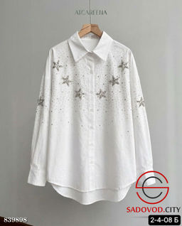 Рубашка женская со звездами