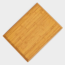 Поднос с ручками Доляна Striata, 40×29×5 см, бамбук