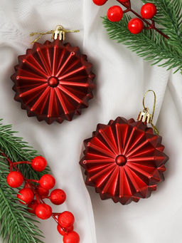 Ёлочные игрушки Зима в подарках, 60 шт., красный - Зимнее волшебство фото 6