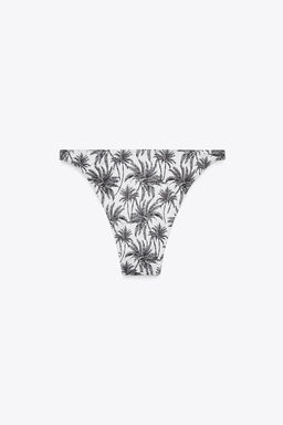 PALM TREE PRINT BIKINI BOTTOMS - Zara фото 5