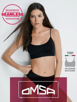122DD(477) Майка женская (Топ на тонких  бретелях)OMSA