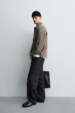 RELAXED FIT OVERSHIRT WITH POCKETS - Zara фото 4