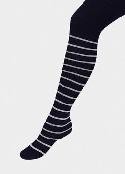 Колготы детские полоска плюш