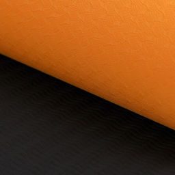 Коврик для йоги и фитнеса спортивный гимнастический двухслойный TPE 6мм. 183х61х0,6 цвет: оранжевый / YM2-TPE-6O / уп 12/ - Галеонтрейд фото 3