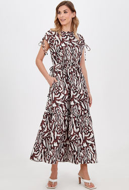 Платье Bazalini 5022 коричнево-бежевый