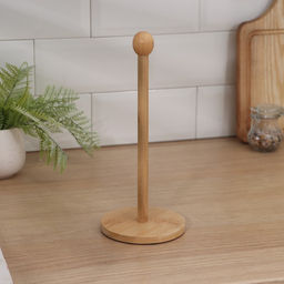 Держатель для бумажных полотенец BellaTenero, 12×12×28 см, настольный, бамбук  фото 7