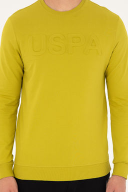 Erkek F_st_k Ye_ili Basic Sweatshirt