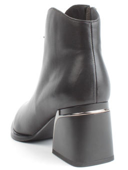 04-Z4229R BLACK Ботильоны демисезонные женские (натуральная кожа, натуральная байка)