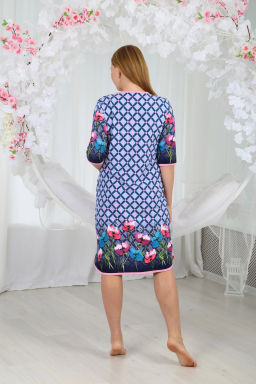 Халат женский, цвет серый