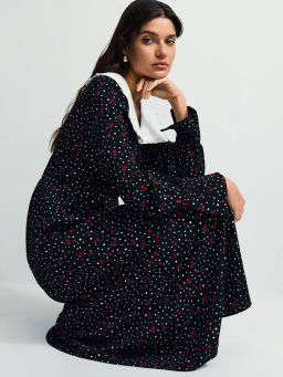 Платье миди с контрастным воротником / Zarina  фото 6