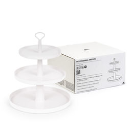 Фруктовница 3-ярусная п/эт. "Феерия" (белый)