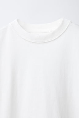 Футболка Zara Basic Medium Weight белая