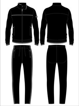 Спортивный костюм мужской 10M-RT-1839 RED-N-ROCKS