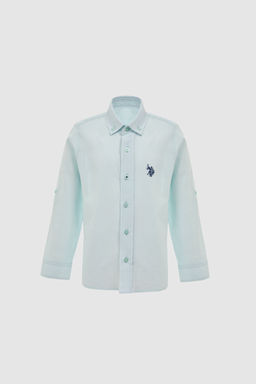 Erkek Гocuk Su YeЕili Uzun Kollu Basic GГmlek - U.s. polo assn фото 6