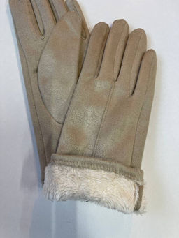 K13120 Перчатки утепленные СВ_БЕЖЕВЫЙ
