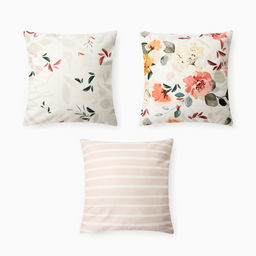 Чехол на подушку Этель Нежность 3 шт, 40*40 см, велюр 100% п/э