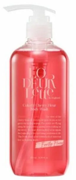 LODEURLETTE IN ENGLAND COLOR FIT CHERRY FLEUR HAIR TREATMENT Парфюмированная маска для волос c ароматом цветка вишни 500мл
