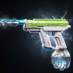 Водное оружие "Hydro Hustle" в коробке (цвет зеленый)