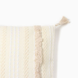 Наволочка декоративная Этель бохо Line 45х45 см, цвет бежевый, хлопок  фото 2