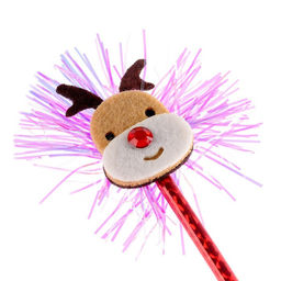 Цена за 12 шт. Ручка новогодняя, МИКС