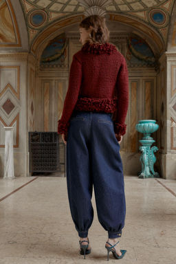 FRINGED KNIT CARDIGAN - Zara фото 4