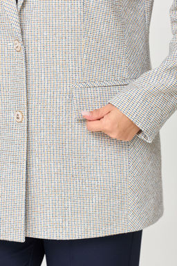 Жакет БелЭльСтиль 762 молочно-синий фото 7