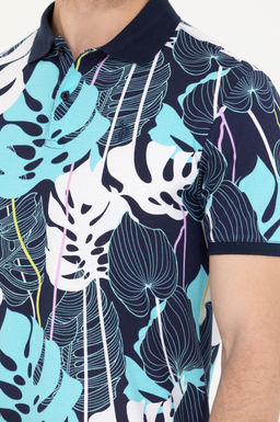 U. S. Polo Assn Мужская темно-синяя футболка с воротником-поло - U.s. polo assn фото 7