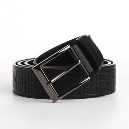 Ремень мужской Великан, ширина 4 см, винт, пряжка металл, цвет чёрный