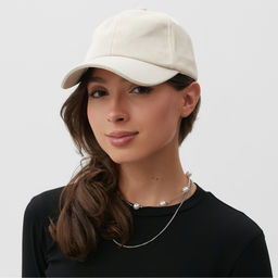 Кепка женская MINAKU, бежевая, размер 56-58, люрекс