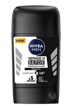 NIVEA део-стик Муж 50мл Черное и Белое Невидимый